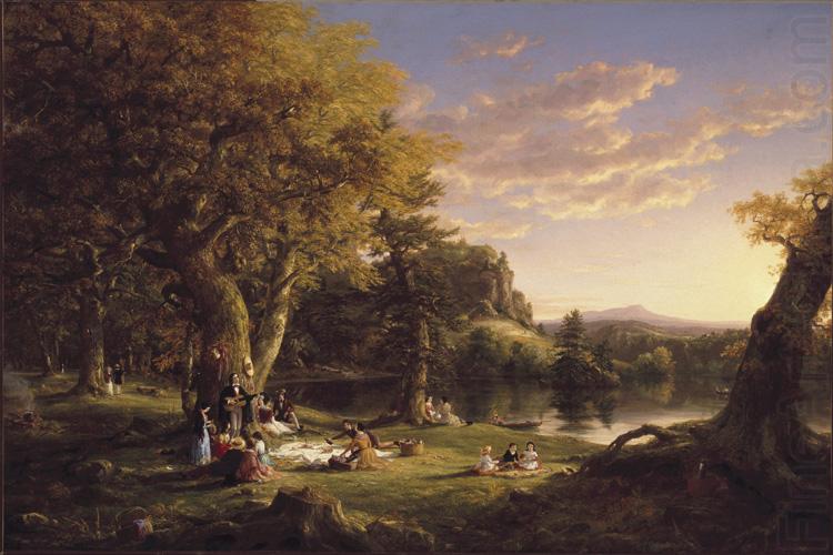 Thomas Cole The Pic-Nic (mk13) china oil painting image